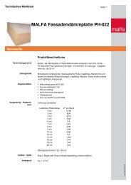 Technisches Merkblatt [PDF-Download] - Malfa Farben GmbH