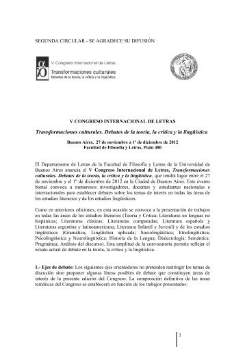 V Congreso Internacional de Letras segunda circular.pdf