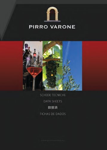 Download Schede tecniche Vini - Pirro Varone