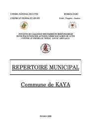 REPERTOIRE MUNICIPAL Commune de KAYA - amicaall