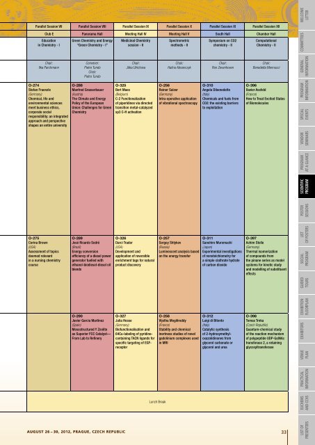 Special Symposium - 4th EuCheMS Chemistry Congress