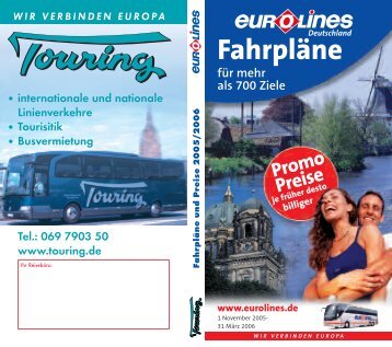 Fahrpläne - Deutsche Touring GmbH