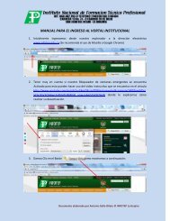 MANUAL PARA EL INGRESO AL VORTAL INSTITUCIONAL - infotep