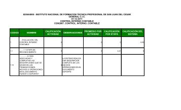 Control Interno Contable 2011 - infotep