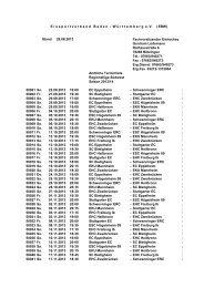 Fachvorsitzender Eishockey Guntram LÃ¼demann ... - EBW