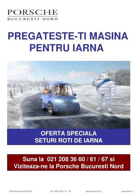 Oferta roti iarna 2011 / 2012 - Porsche Bucuresti Nord