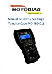 Manual de Instruções Carga Yamaha (Cabo MD-KL0401) - motodiag