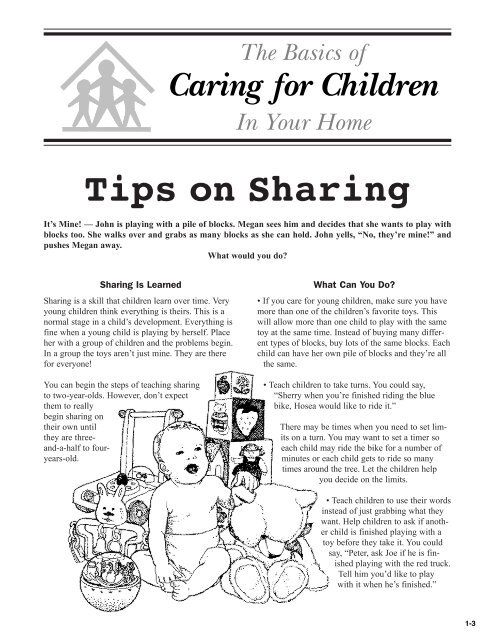 Tips On Sharing Better Kid Care