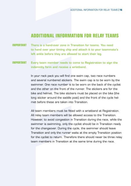 IPIC World Triathlon Abu Dhabi Athlete Guide