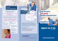 Patiëntenfolder algemeen (pdf, 796 KB) - Dokterswacht Friesland