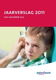DOK0099 Jaarverslag 2011.indd - Dokterswacht Friesland