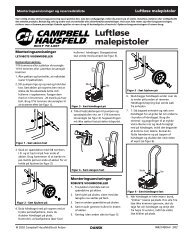 LuftlÃ¸se malepistoler - Campbell Hausfeld