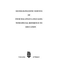 SOCIOLOLINGUISTIC SURVEYS - Centre for Language Studies