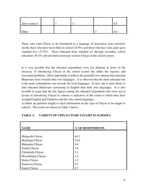 SOCIOLOLINGUISTIC SURVEYS - Centre for Language Studies