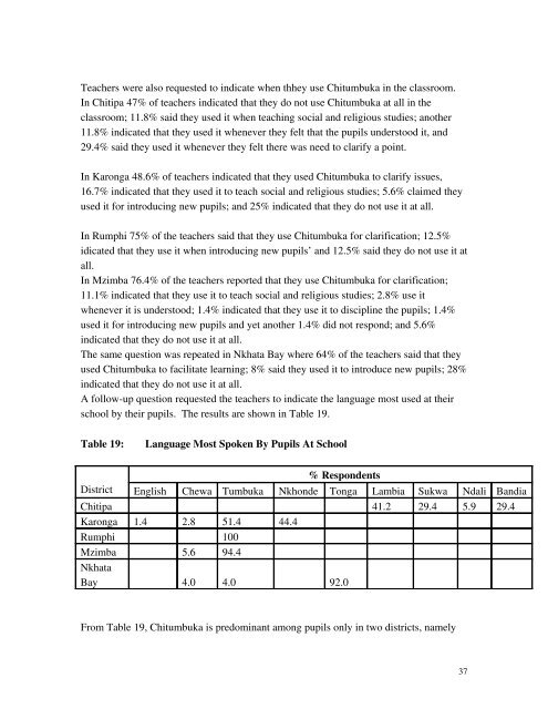 SOCIOLOLINGUISTIC SURVEYS - Centre for Language Studies