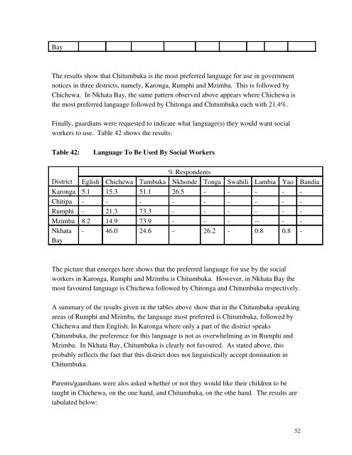 SOCIOLOLINGUISTIC SURVEYS - Centre for Language Studies