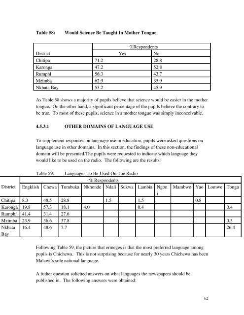 SOCIOLOLINGUISTIC SURVEYS - Centre for Language Studies