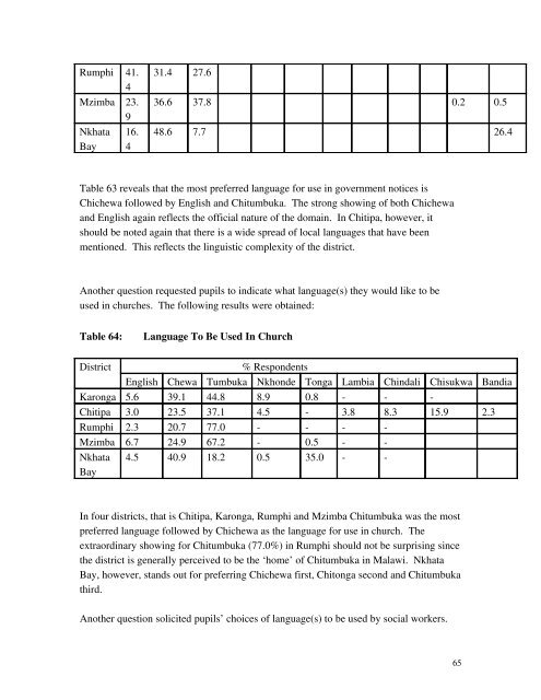 SOCIOLOLINGUISTIC SURVEYS - Centre for Language Studies