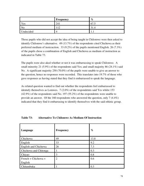 SOCIOLOLINGUISTIC SURVEYS - Centre for Language Studies