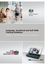 Language, Vocational and Soft Skills Training Exhibition