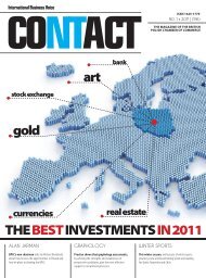 Contact Magazine 01.2011 - British Polish Chamber of Commerce