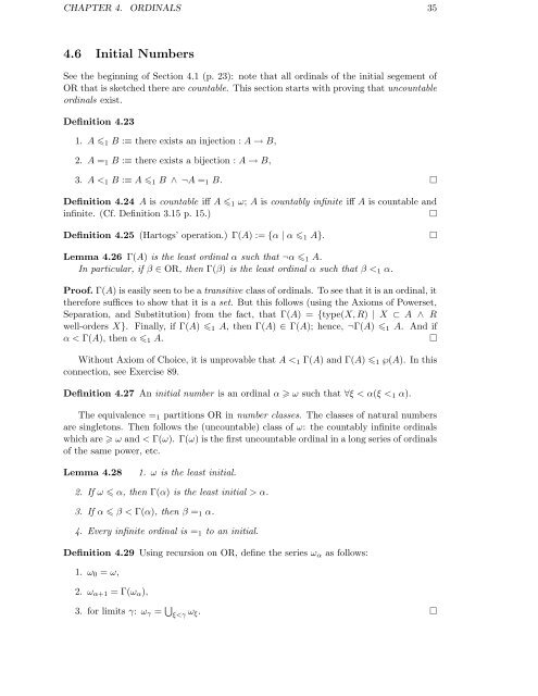 Zermelo-Fraenkel Set Theory