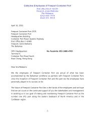 released the letter to the public - Bahamas Uncensored