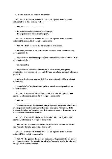 Ordonnance nÂ° 96-17 du 6 juillet 1996 modifiant et ... - Casnos