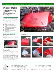 Plastic Delta Traps Flyer - Alpha Scents, Inc. Home