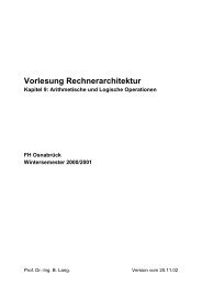 Vorlesung Rechnerarchitektur