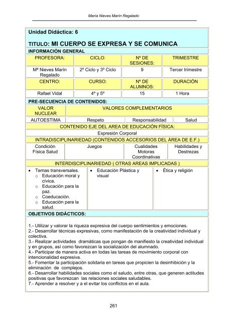 EDUCACIÓN EN VALORES A TRAVÉS DE LA EDUCACIÓN FÍSICA Y EL DEPORTE