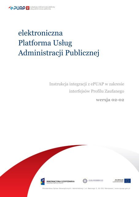 Instrukcja integracji z ePUAP w zakresie interfejsów ... - IPSec.pl