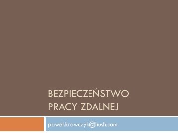 Bezpieczeństwo pracy zdalnej - IPSec.pl