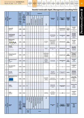 VezetÃ©si tanÃ¡csadÃ³ cÃ©gek | Management Consulting Firms