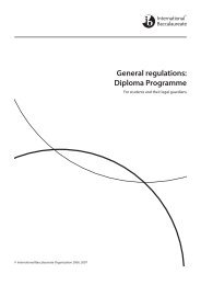 General regulations: Diploma Programme - The International ...