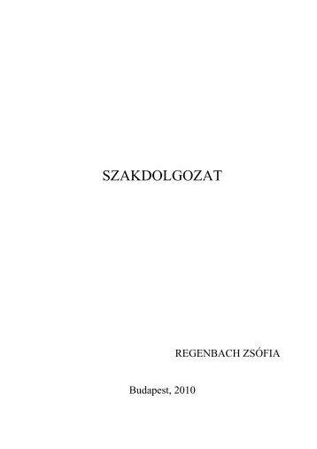 SZAKDOLGOZAT - Nonprofit KutatÃ¡s