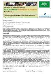 Praxisforum A - Institut fÃƒÂ¼r Betriebliche GesundheitsfÃƒÂ¶rderung BGF ...