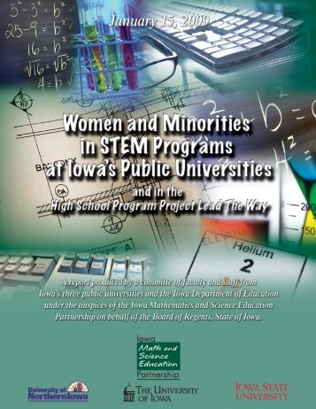 Women and Minorities in STEM Programs at Iowa's Public Universities