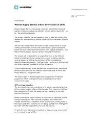 Maersk Supply Service Press Release