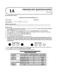 PREVIOUS IIFT QUESTION PAPER