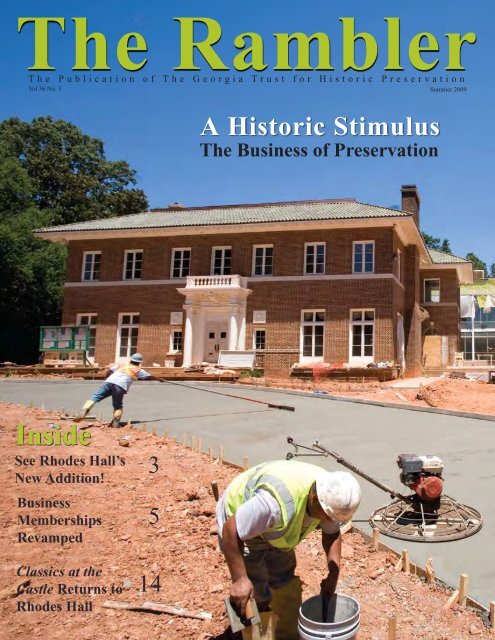 Summer 2009 - The Georgia Trust for Historic Preservation