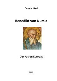 Benedikt von Nursia - martyria.de