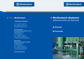 Informationen - Carl Werthenbach Konstruktionsteile GmbH & Co. KG
