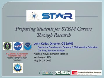 Preparing Students for STEM Careers through Research