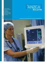 ANZCA Bulletin - June 2006 - Australian and New Zealand College ...
