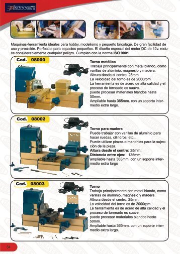 08-XENDOLL Tornos-Fresadoras, etc... - Chavessa
