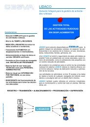 LIDACO Â· Sistema para el Control on-line de Limitadores CESVA