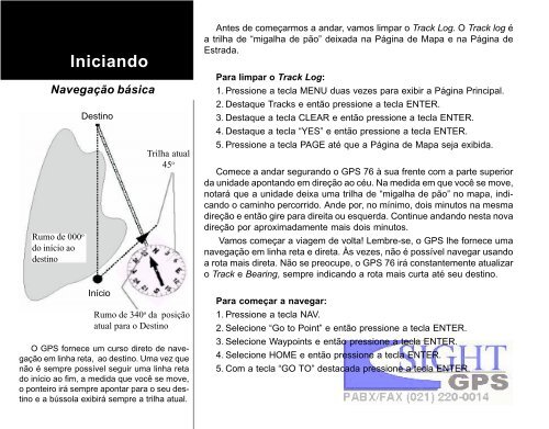 Manual Garmin 76 - GPS -PortuguÃªs