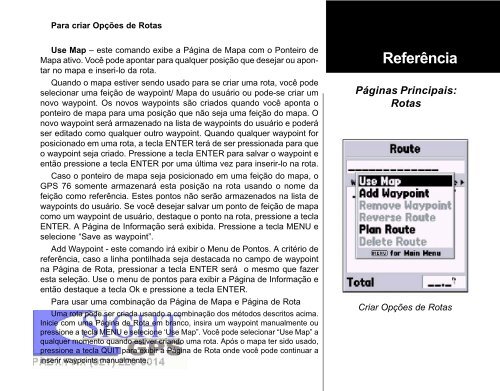 Manual Garmin 76 - GPS -PortuguÃªs