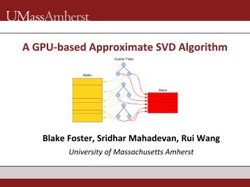 Overview of QUIC-SVD - UMass Graphics Lab - University of ...